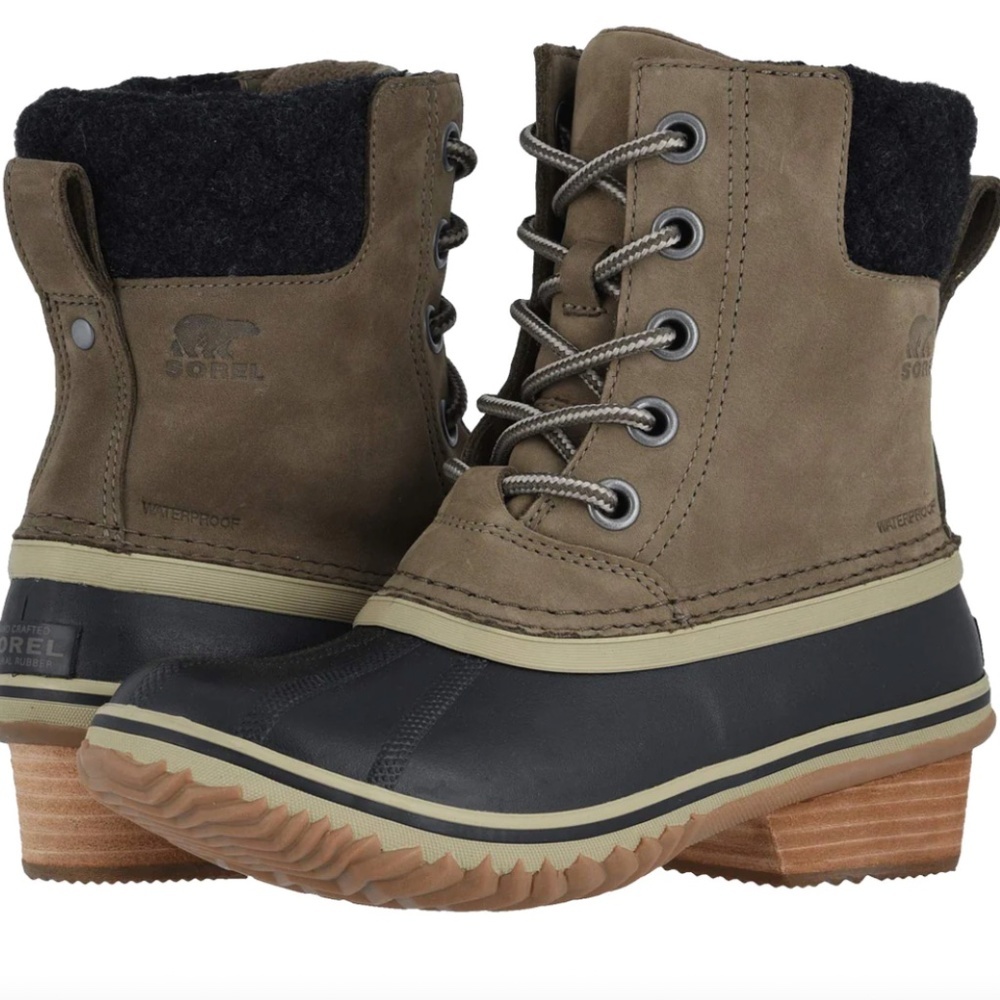 Sorel Slimpack Lace II Duck Boots - Picture 1 of 10